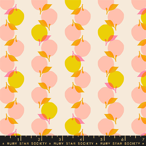 Juicy Stacked Up Peaches in Shell - Ruby Star Society Sold by the Half Yard